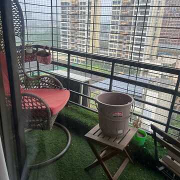 Balcony in 1 BHK Apartment at Supreme Krishiv Kripa, Kharghar Sector 35i – for Rent