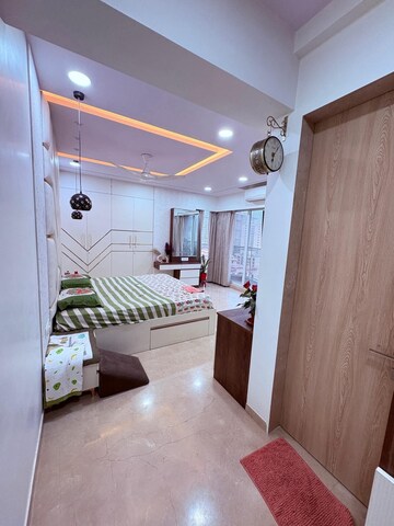 Master Bedroom in 3 BHK Apartment at Soham Crystal Spires, Ghodbunder Road – for Rent