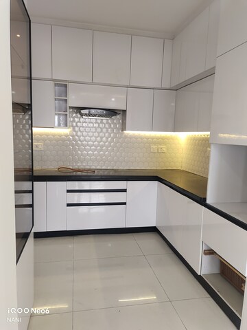 Kitchen in 2.5 BHK Apartment at Arvind Oasis, Thanisandra – for Rent