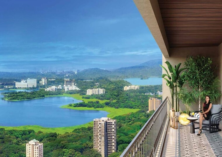 Balcony, lodha-bellagio 4 Bedroom 1844 Sq.Ft. Apartment In Powai Mumbai 9077522