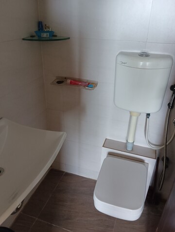 Bathroom in 2 BHK Apartment at Gurukrupa Guru Atman, Kalyan West – for Rent
