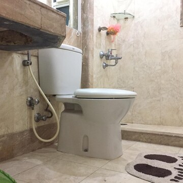 Bathroom in 3 BHK Apartment at Hiranandani Gardens Octavius, Powai – for Rent