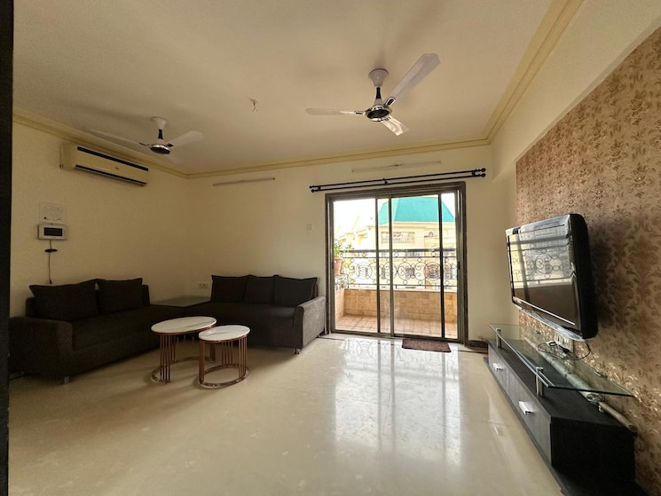 Living Room, regency-towers 2 Bedroom 1500 Sq.Ft. Apartment In Kavesar Thane 9077566