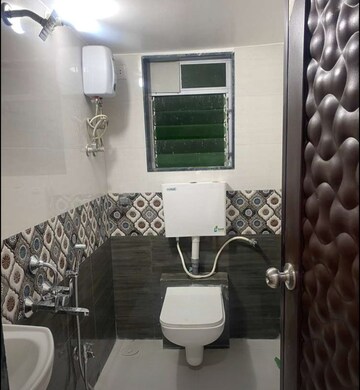 Bathroom in 1 BHK Apartment at Vikhroli East – for Rent