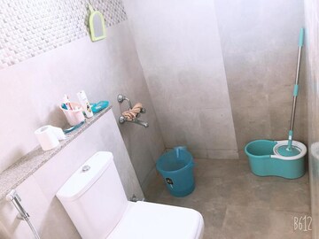 Bathroom in 2 BHK Apartment at Rohan Abhilasha, Wagholi – for Rent