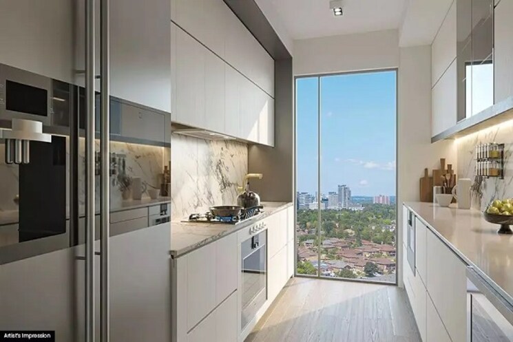 Kitchen, kabra-tiara 3 Bedroom 960 Sq.Ft. Apartment In Malad East Mumbai 9077580