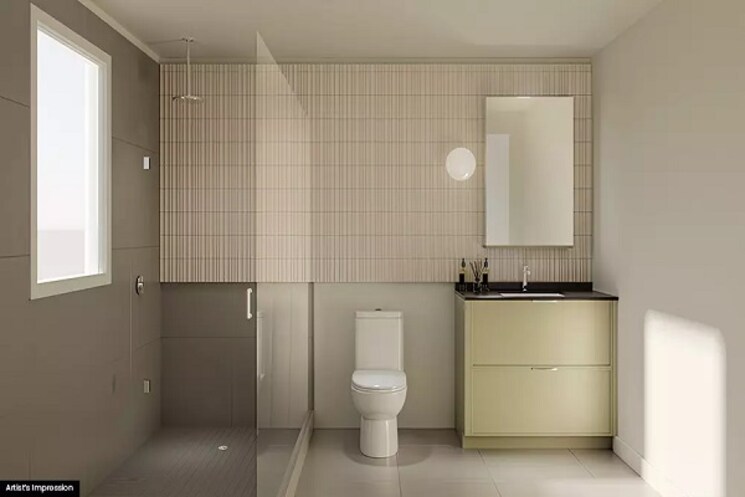 Bathroom, kabra-tiara 3 Bedroom 970 Sq.Ft. Apartment In Malad East Mumbai 9077592