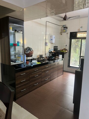 Kitchen in 3 BHK Apartment at Raheja Garden Estate, Midc Colony – for Rent