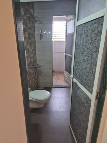 Attached Bathroom in 2 BHK Apartment at Gaurang Tulsi Vrindavan CHS, Naupada – for Rent
