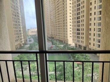 Balcony in 2 BHK Apartment at Rustomjee Azziano Wing D, Thane West – for Rent