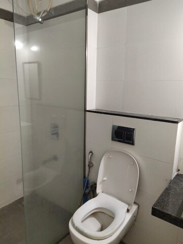 Bathroom in 2 BHK Apartment at Rustomjee Azziano Wing D, Thane West – for Rent