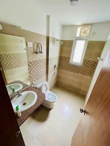 Attached Bathroom in 2 BHK Apartment at ATS Happy Trails, Sector 10 Greater Noida – for Sale