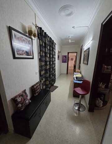 Living Room in 4 BHK Builder Floor at Saket – for Sale