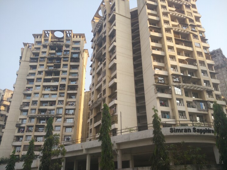 Exterior View, simran-sapphire 2 Bedroom 1100 Sq.Ft. Apartment In Kharghar Navi Mumbai 9077749