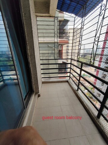 Balcony in 2 BHK Apartment at Kasturi CHS Kharghar, Kharghar – for Rent