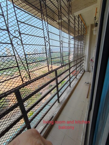 Balcony in 2 BHK Apartment at Kasturi CHS Kharghar, Kharghar – for Rent