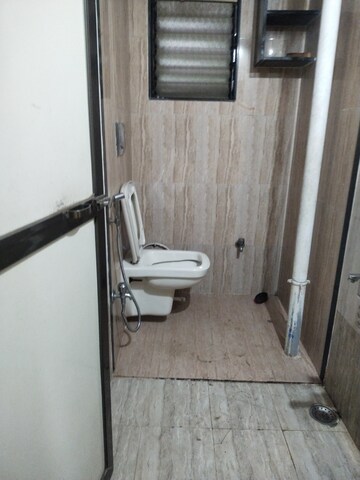 Bathroom in 1 BHK Apartment at Hari Aditi Garden, Karanjade – for Rent