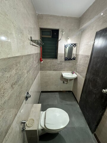 Bathroom in 3 BHK Apartment at Shree Balaji  Om Harmony, Kharghar – for Rent