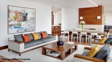 Living Room in 2 BHK Apartment at Raj Infinia, Malad West – for Sale