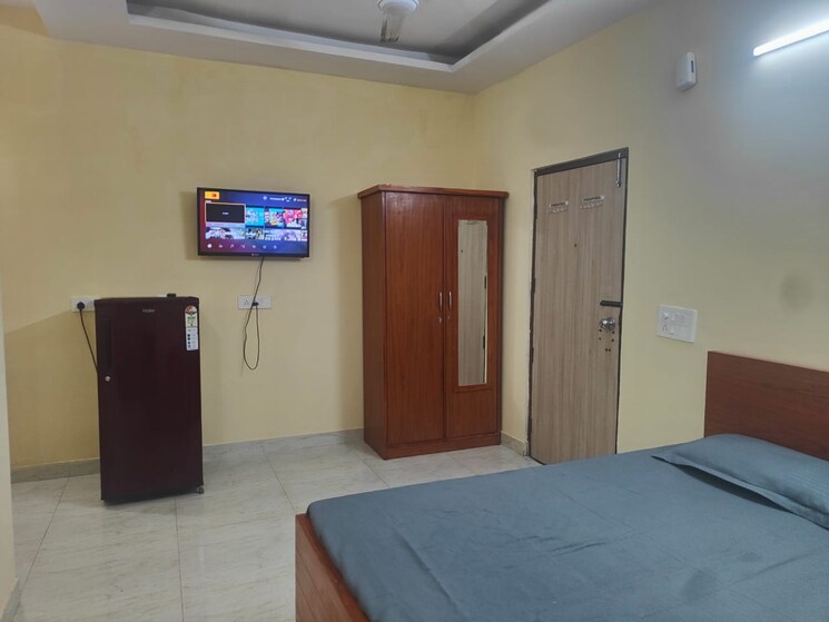 Bedroom, sector 14 1 RK 258 Sq.Ft. Independent House In Sector 14 Gurgaon 9077873