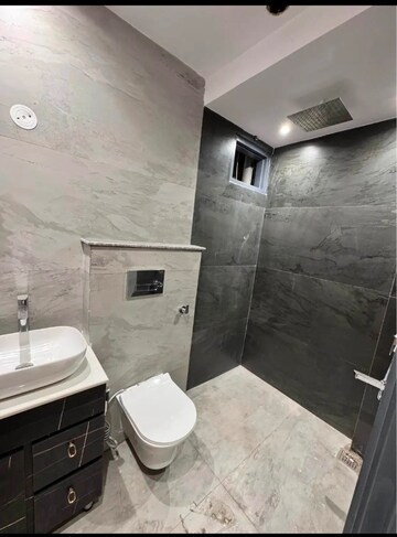 Bathroom in 3 BHK Builder Floor at Saket – for Rent