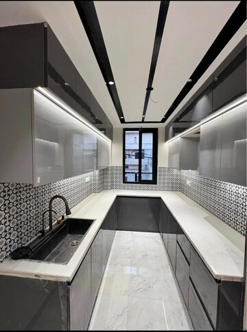 Kitchen in 3 BHK Builder Floor at Saket – for Rent