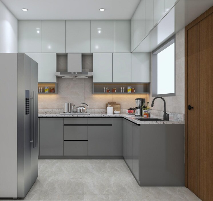 Kitchen, prestige-beverly-hills 3 Bedroom 2124 Sq.Ft. Apartment In Kokapet Hyderabad 9077905