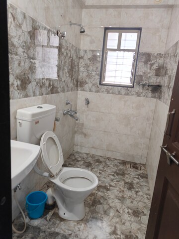 Bathroom in 3 BHK Apartment at Sai Ambience & Sai Vision, Pimple Saudagar – for Rent