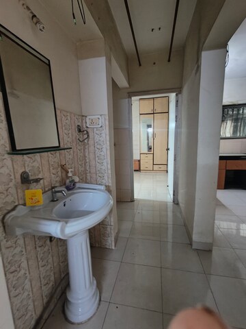 Bathroom in 1 BHK Apartment at B. U. Bhandari Planet Millenium Row House, Pimple Saudagar – for Rent