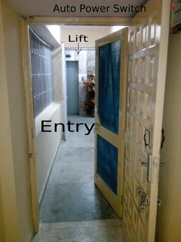 Building Lobby in 3.5 BHK Apartment at Mayur Vihar Phase 1 – for Sale