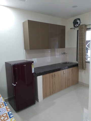 Kitchen in 1 RK Independent House at Sector 14 – for Rent