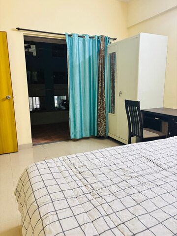 Bedroom in 2 BHK Apartment at Vishal Srushti, Kharadi – for Rent