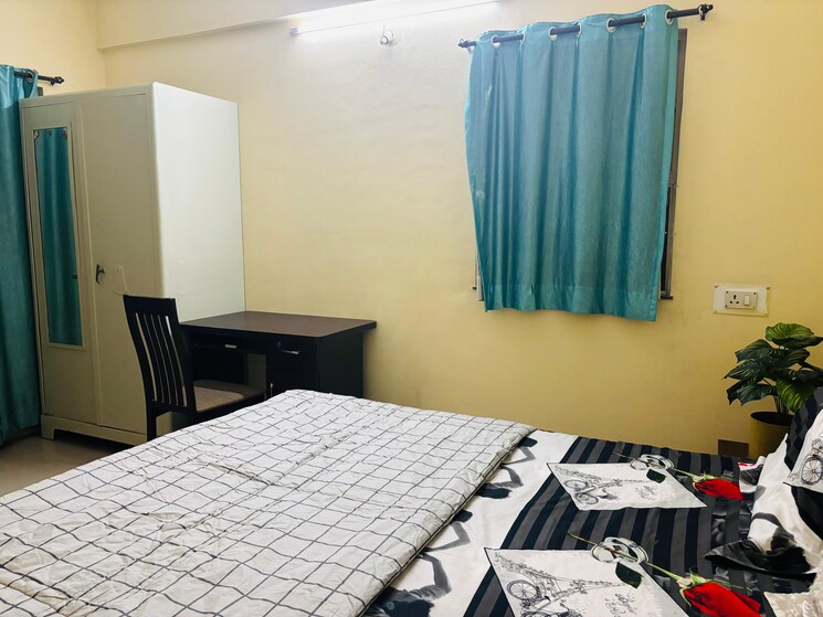 Bedroom, vishal-srushti 2 Bedroom 1200 Sq.Ft. Apartment In Kharadi Pune 9077974