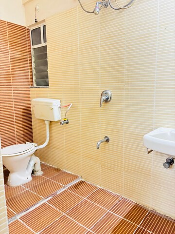Bathroom in 2 BHK Apartment at Vishal Srushti, Kharadi – for Rent