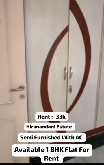Furnished Amenities in 1 BHK Apartment at Ghodbunder Road – for Rent