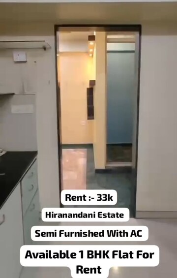 Furnished Amenities in 1 BHK Apartment at Ghodbunder Road – for Rent