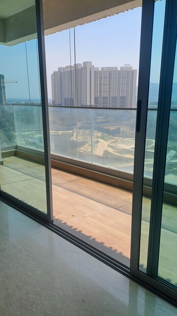 Balcony in 4 BHK Apartment at Kalpataru Immensa, Kolshet Road – for Sale