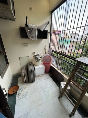 Balcony in 3 BHK Builder Floor at Janakpuri – for Rent