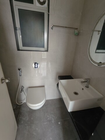 Bathroom in 2 BHK Apartment at Sheth Zuri, Laxmi Nagar – for Rent