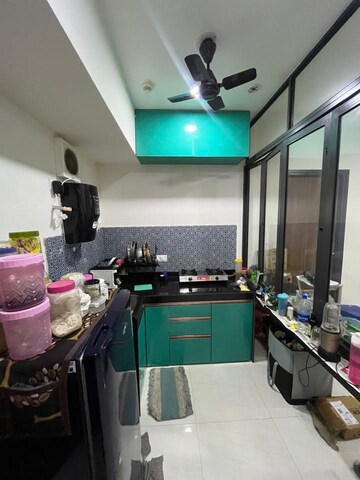 Kitchen in 1 BHK Apartment at Lodha Crown Quality Homes, Majiwada – for Rent