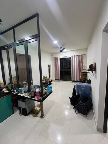 Living Room in 1 BHK Apartment at Lodha Crown Quality Homes, Majiwada – for Rent