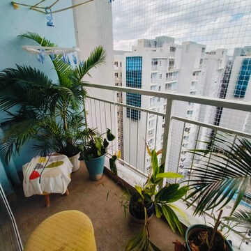 Balcony in 3 BHK Apartment at SJR Blue Waters, Off Sarjapur Road – for Rent