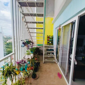 Balcony in 3 BHK Apartment at SJR Blue Waters, Off Sarjapur Road – for Rent