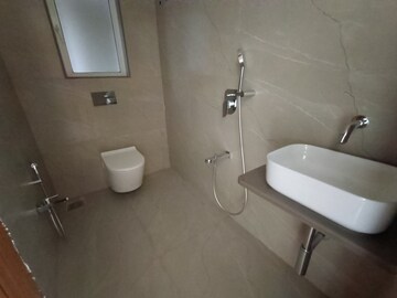 Bathroom in 3.5 BHK Apartment at Moreshwar 19 East, Nerul – for Rent