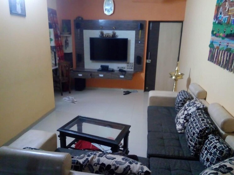 Living Room, giriraj-classic 2 Bedroom 995 Sq.Ft. Apartment In Kopar Khairane Navi Mumbai 9078507