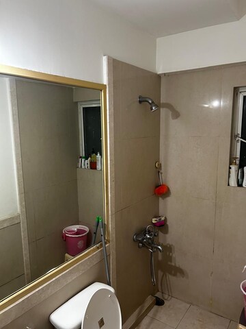 Bathroom in 2 BHK Apartment at Hiranandani Bloomingdale, Ghodbunder Road – for Rent