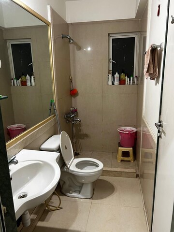 Bathroom in 2 BHK Apartment at Hiranandani Bloomingdale, Ghodbunder Road – for Rent