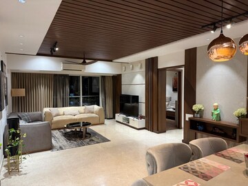 Living Room in 2 BHK Apartment at Hiranandani Bloomingdale, Ghodbunder Road – for Rent