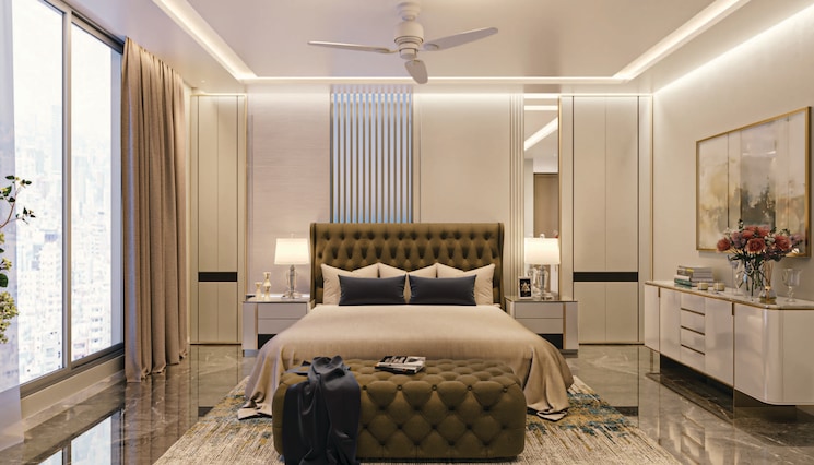 Master Bedroom, meenakshi-elysia 4 Bedroom 4446 Sq.Ft. Apartment In Gun Foundry Hyderabad 9078533