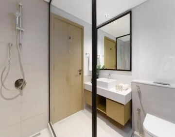 Bathroom in 1 RK Builder Floor at Saket – for Rent